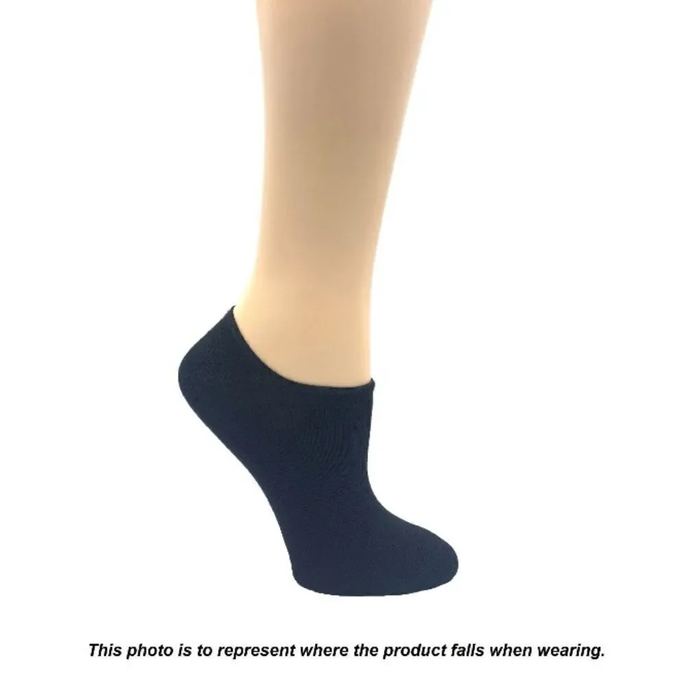 Women’s White Fashion Stay-Put & Low Liner Socks 2, 6-Packs Shoe Size 4-10